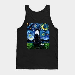 Border Collie Night 3 Tank Top